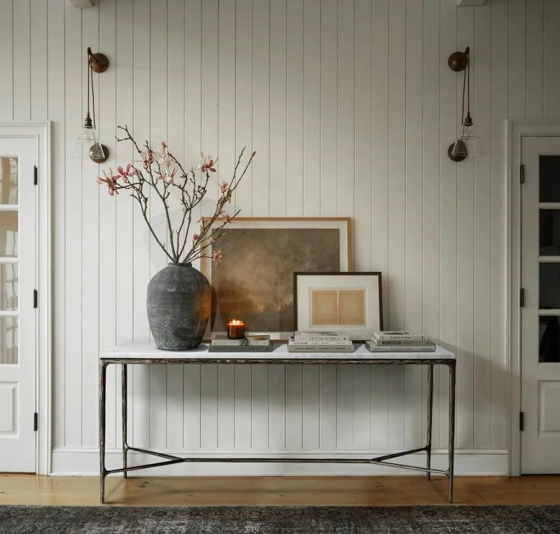 Thaddeus Rectangle Marble Desk