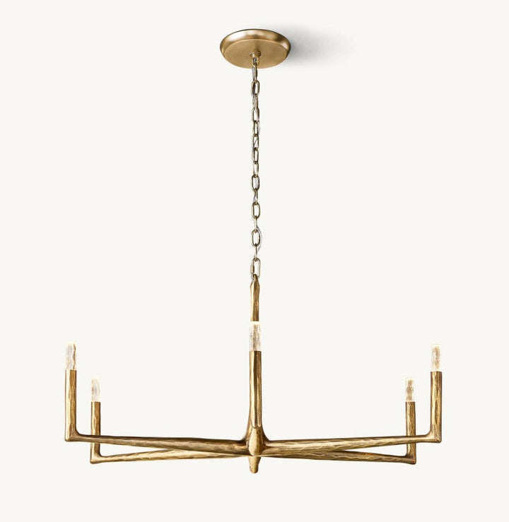 Avarit Glass Round Chandelier 48“