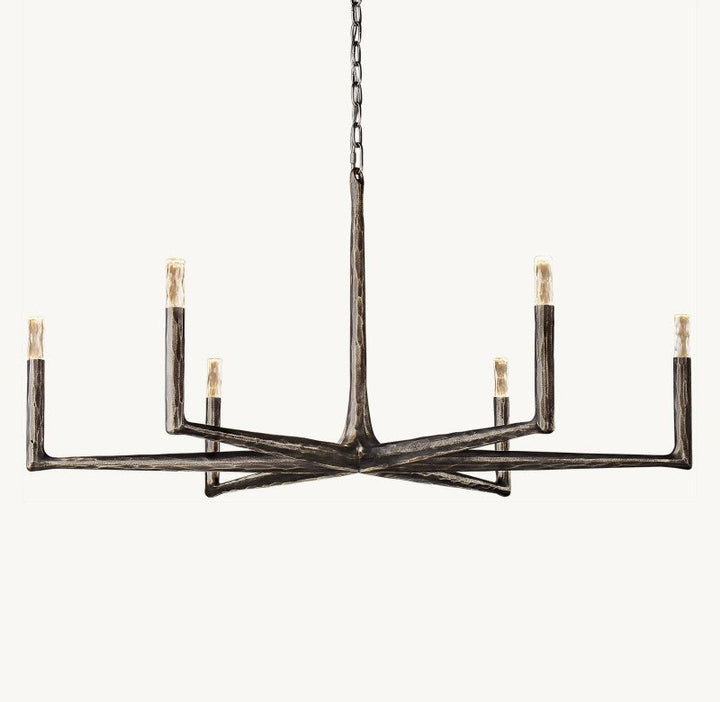Avarit Glass Round Chandelier 48“