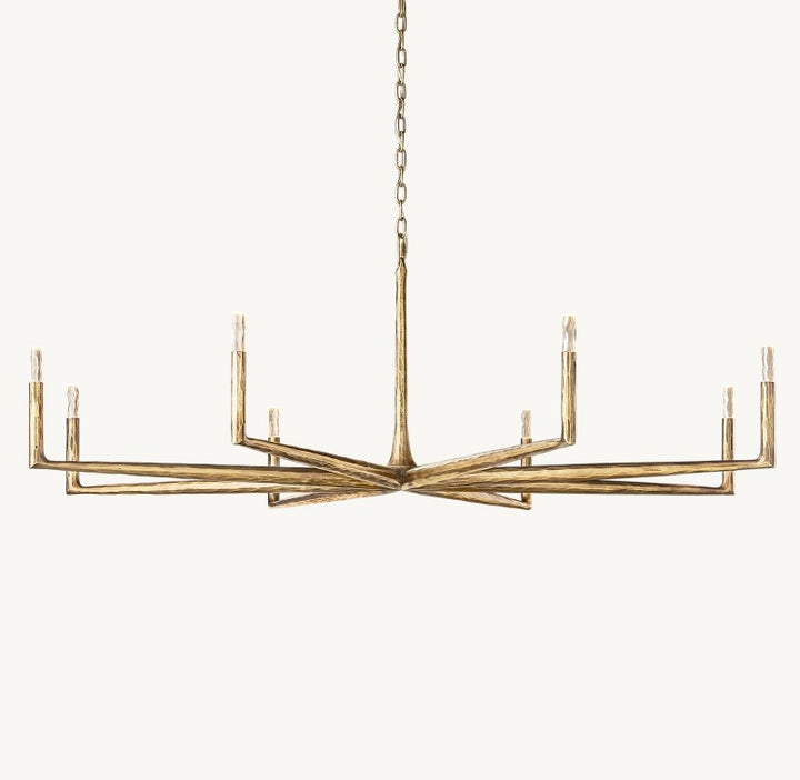 Avarit Glass Round Chandelier 72”