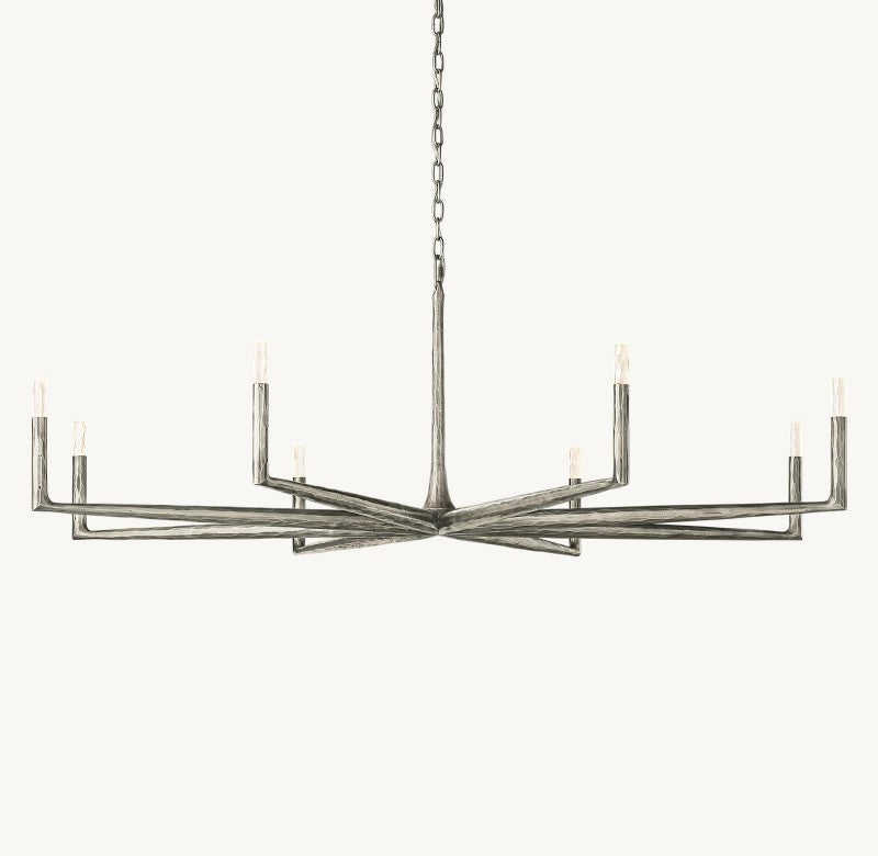 Avarit Glass Round Chandelier 72”