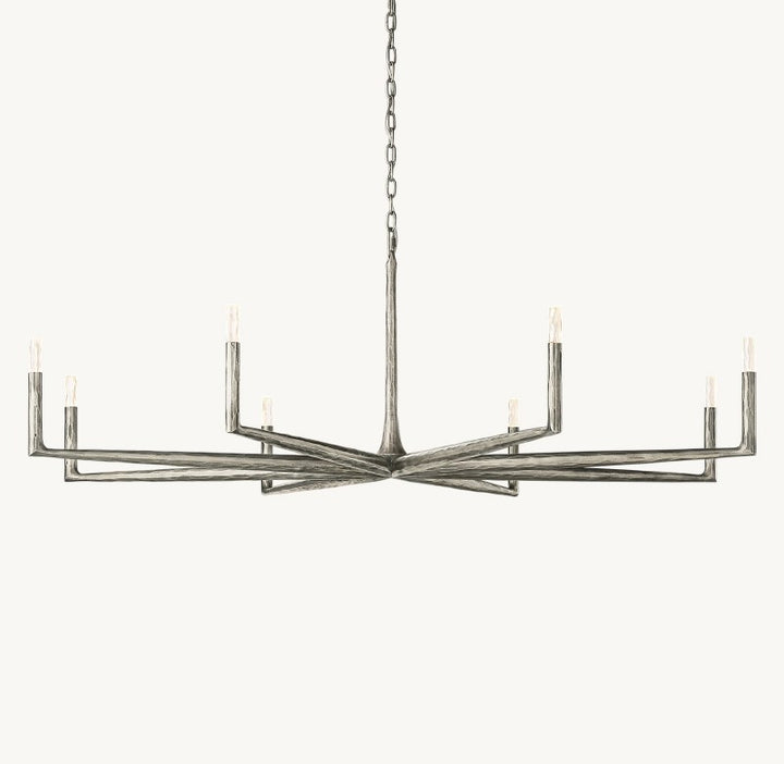 Avarit Glass Round Chandelier 72”