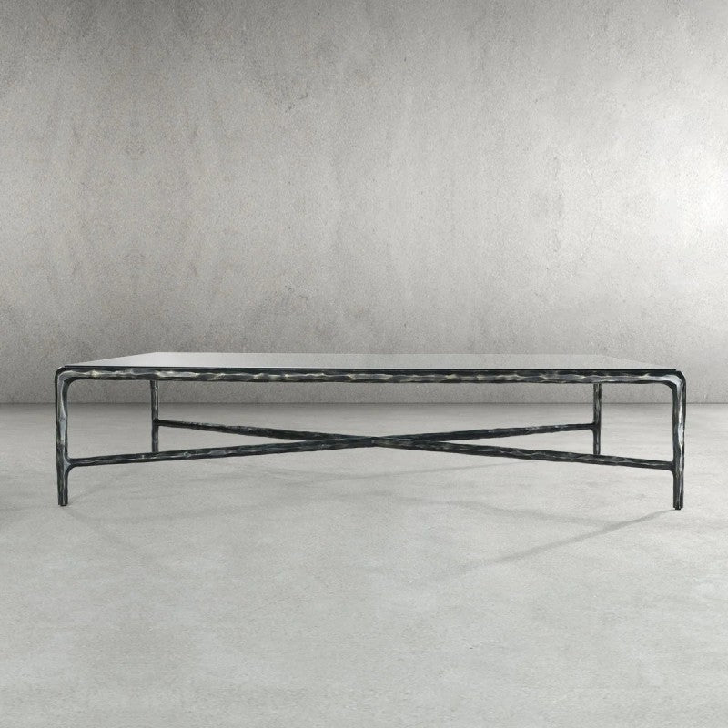 Thaddeus Square Glass Coffee Table