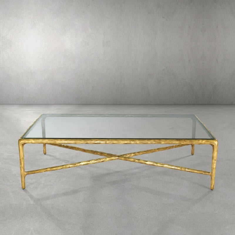 Thaddeus Square Glass Coffee Table