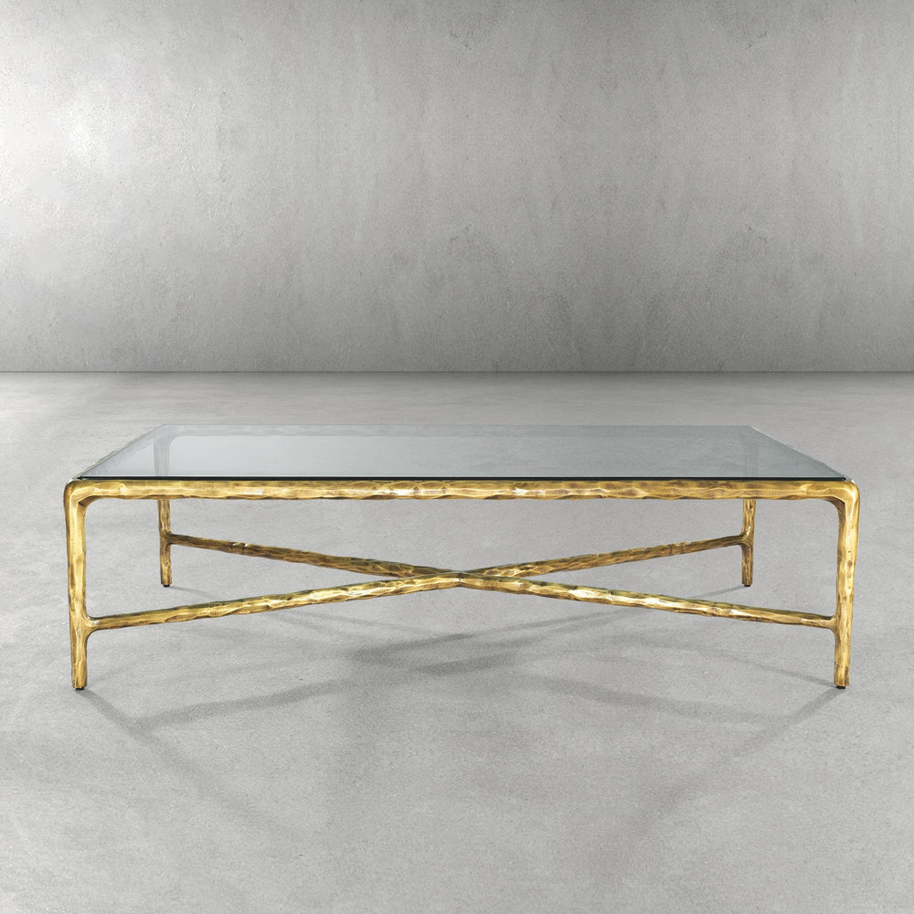 Thaddeus Glass Rectangular Coffee Table