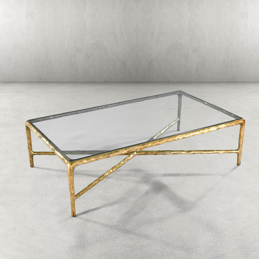 Thaddeus Glass Rectangular Coffee Table