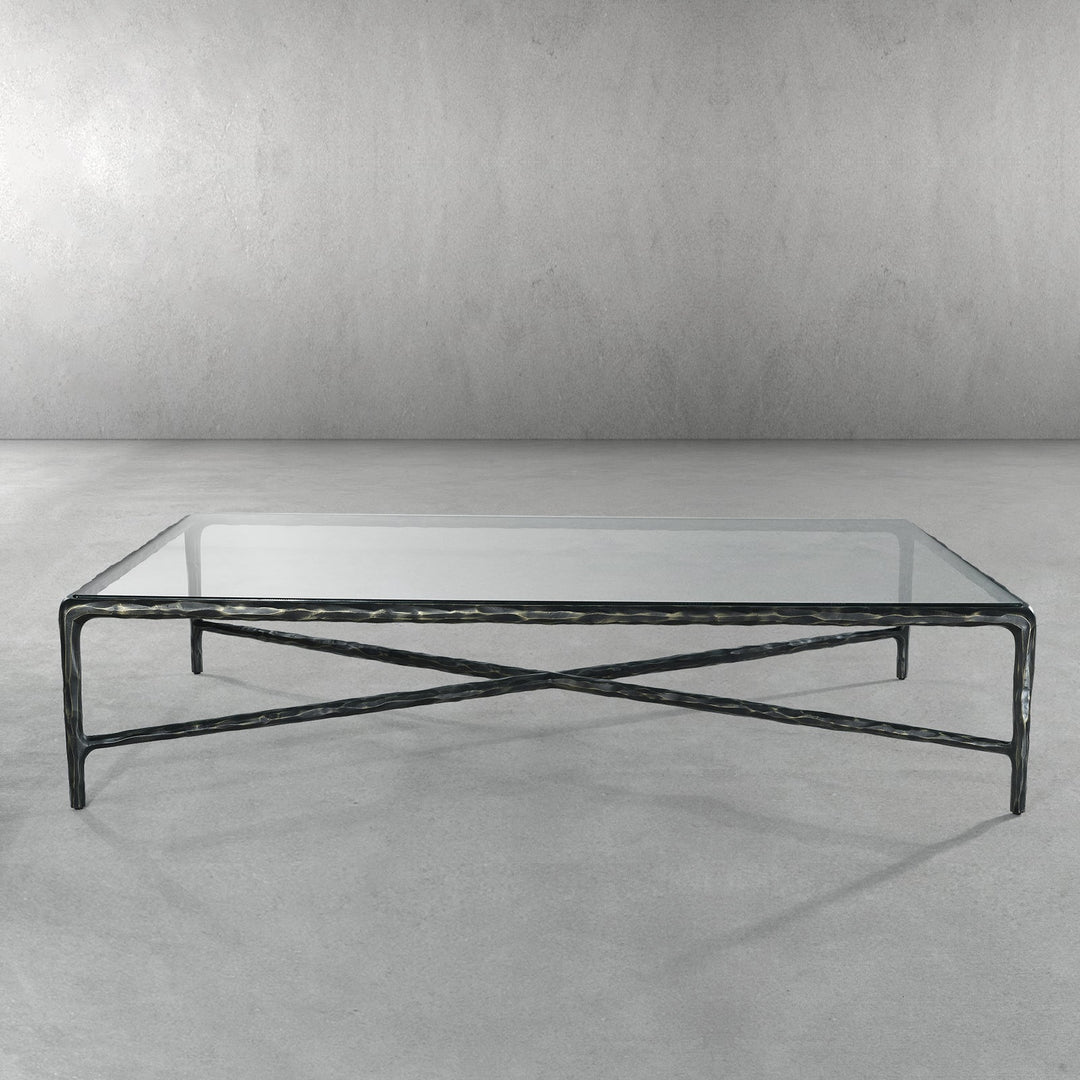 Thaddeus Glass Rectangular Coffee Table