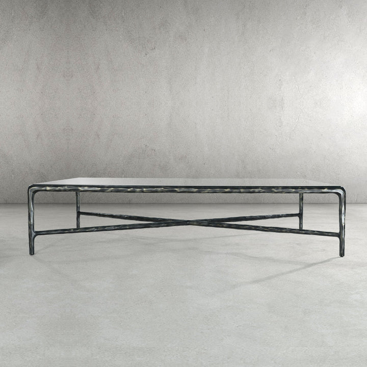 Thaddeus Glass Rectangular Coffee Table