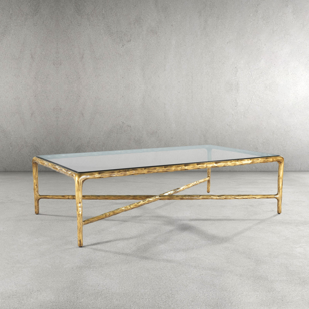 Thaddeus Glass Rectangular Coffee Table