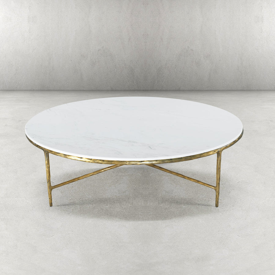 Thaddies Marble Round Coffee Table 55"D