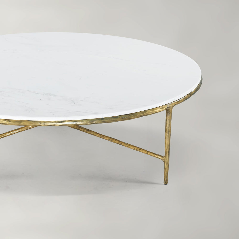 Thaddies Marble Round Coffee Table 55"D