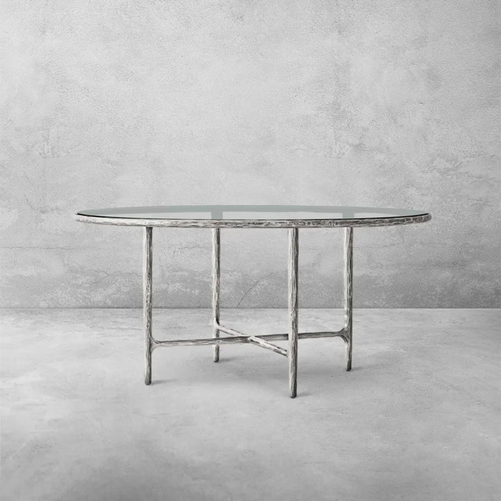 Thomson Glass Round Dining Table