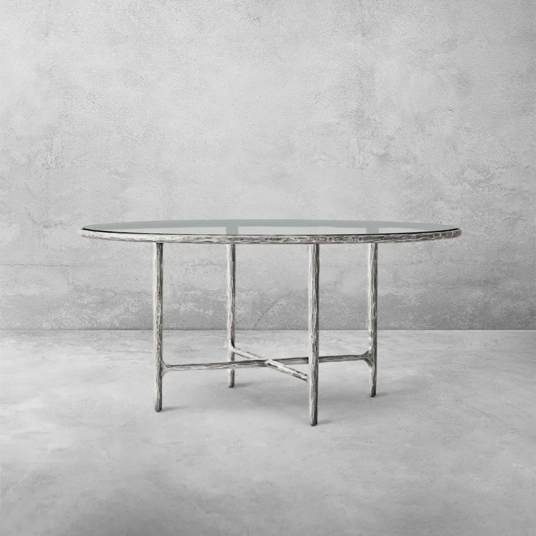 Thomson Glass Round Dining Table
