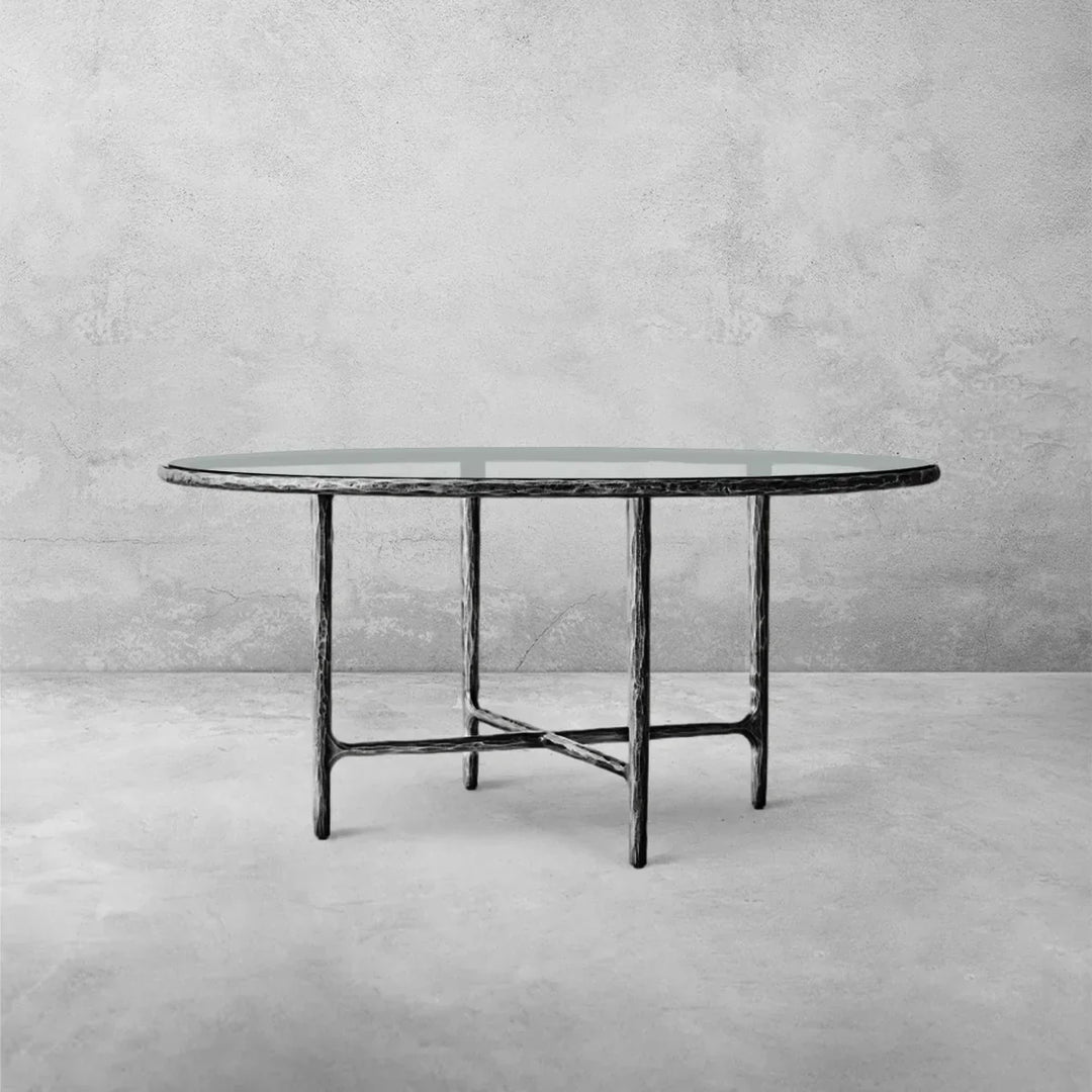 Thomson Glass Round Dining Table