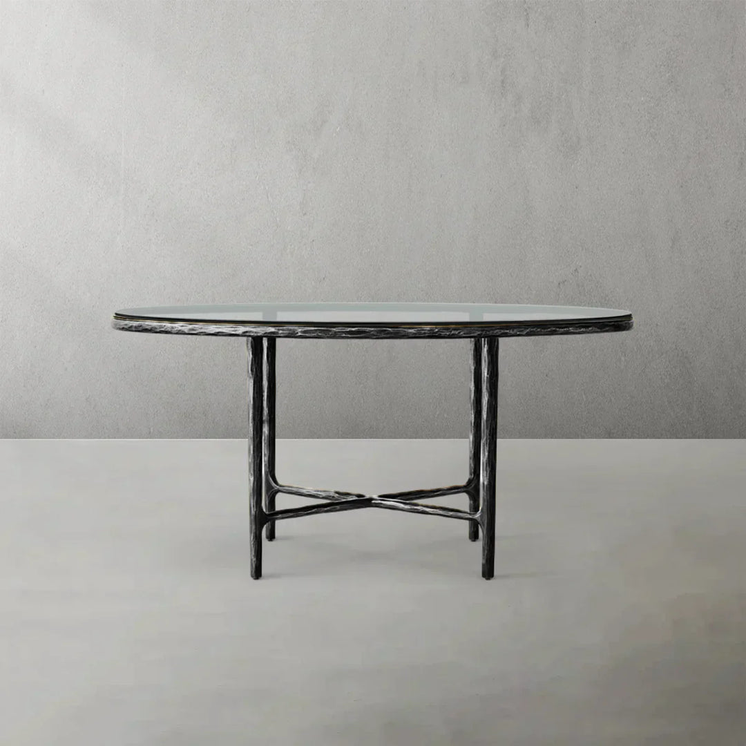 Thomson Glass Round Dining Table