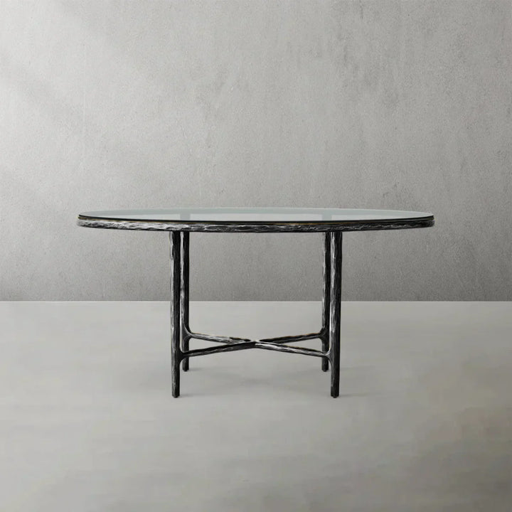 Thomson Glass Round Dining Table