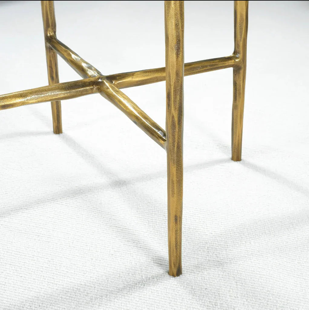 Thomson Glass Round Side Table 18" 22"