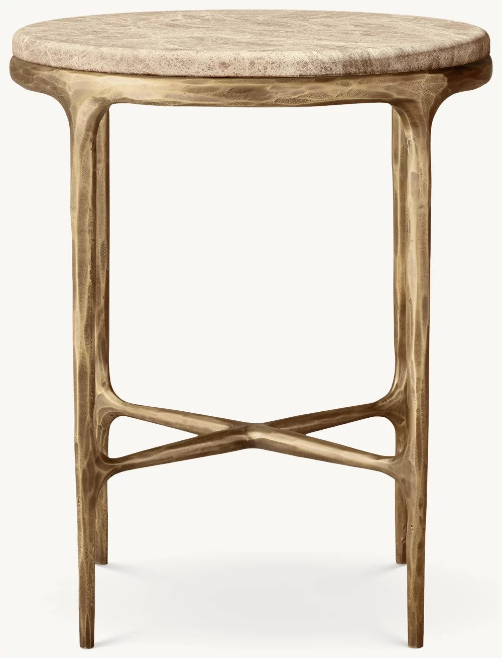 Thomson Marble Round Bedside Table