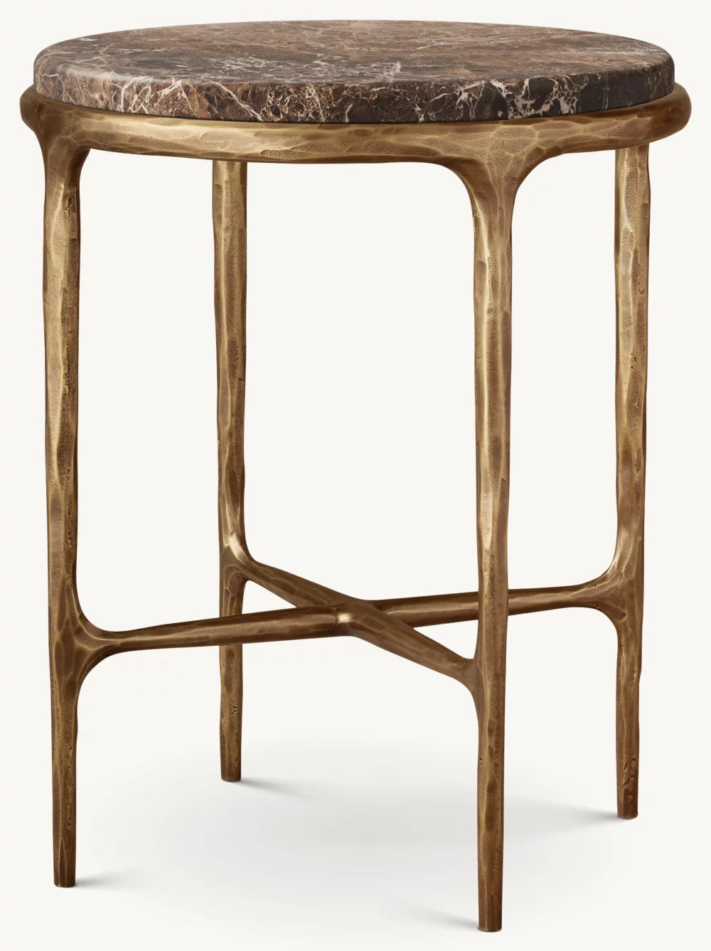 Thomson Marble Round Bedside Table