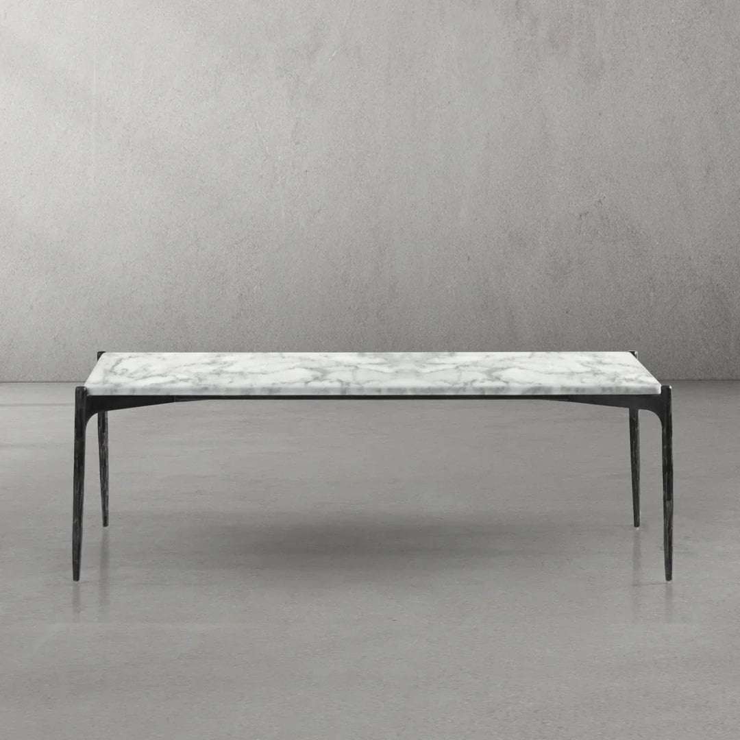 Thomson Rectangle Horn Marble Coffee Table