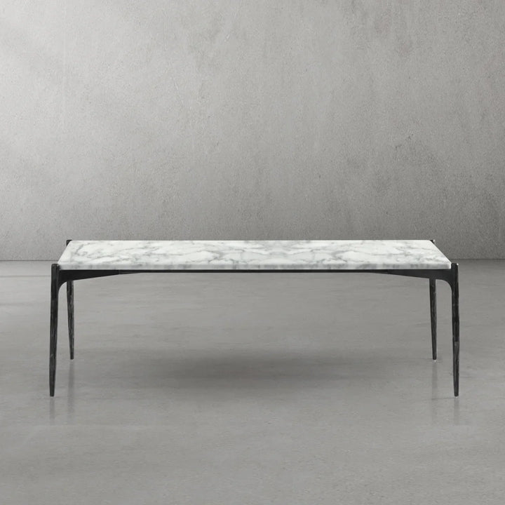 Thomson Rectangle Horn Marble Coffee Table