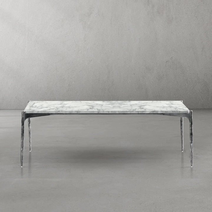 Thomson Rectangle Horn Marble Coffee Table