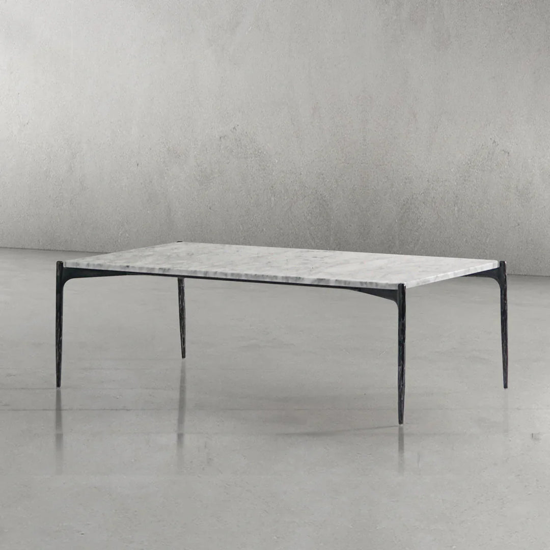 Thomson Rectangle Horn Marble Coffee Table