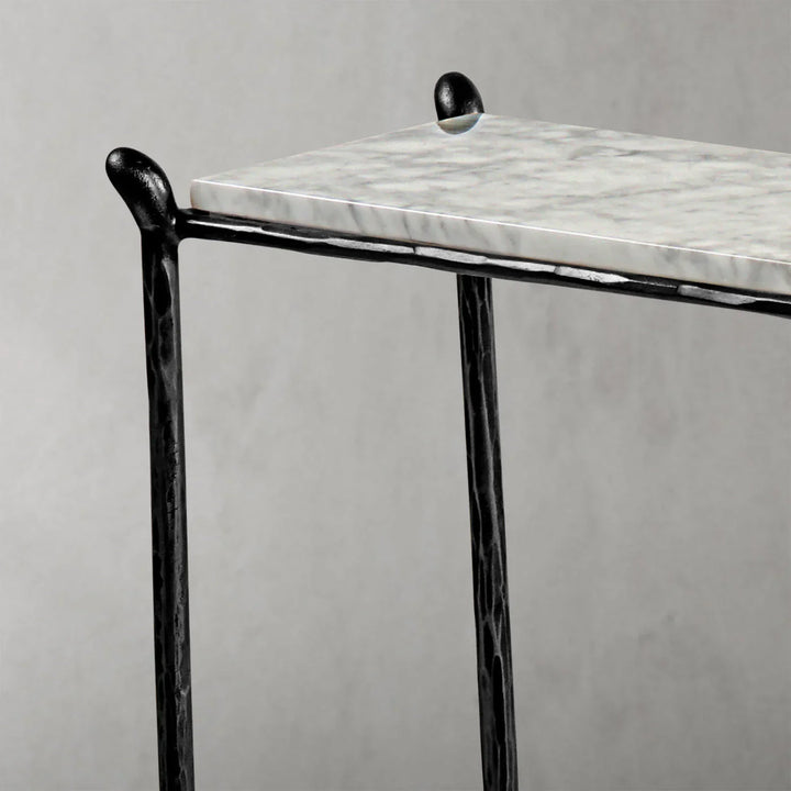 Thomson Rectangle Horn Marble Console Table