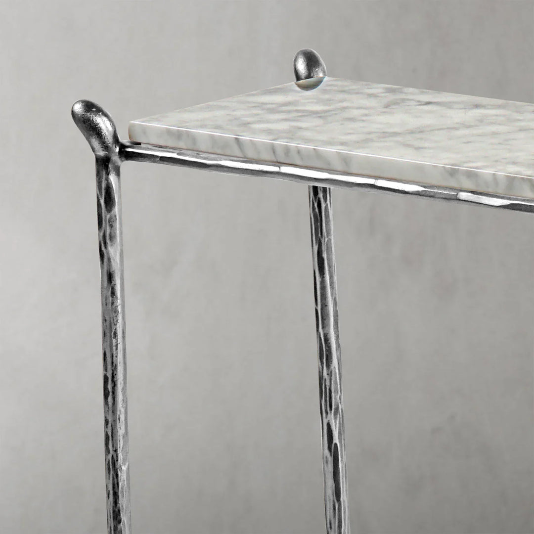 Thomson Rectangle Horn Marble Console Table
