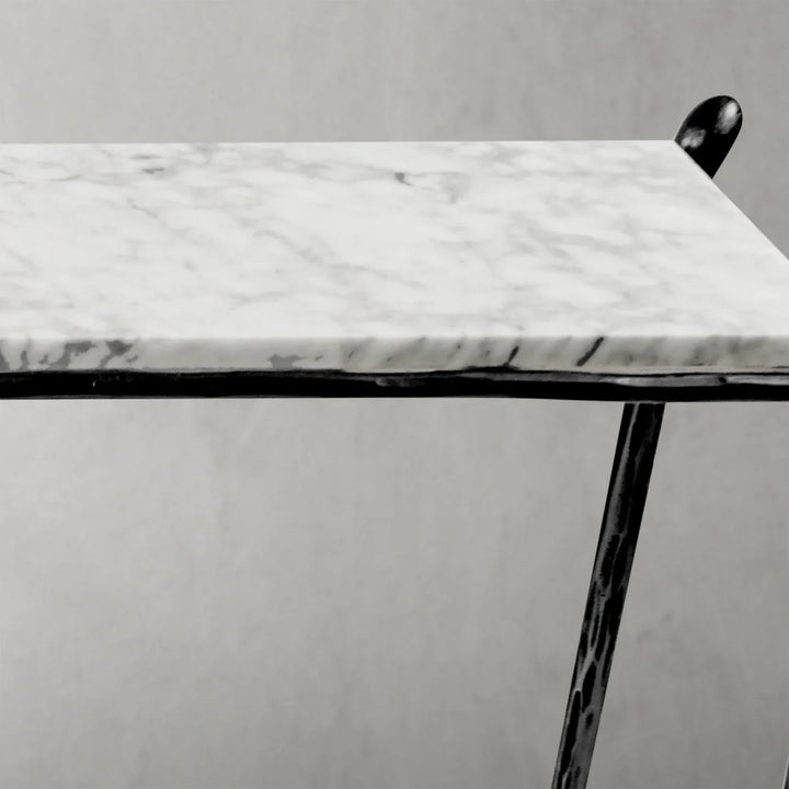 Thomson Rectangle Horn Marble Console Table