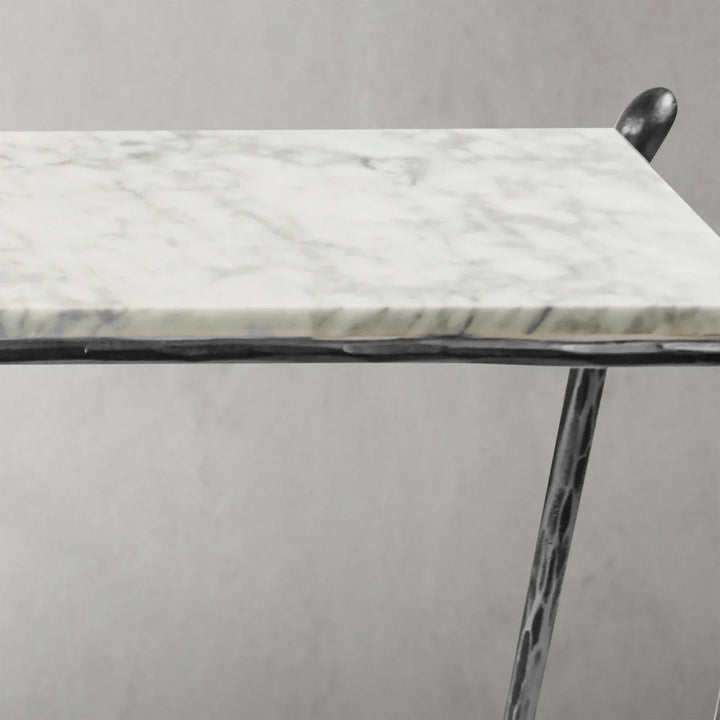 Thomson Rectangle Horn Marble Console Table