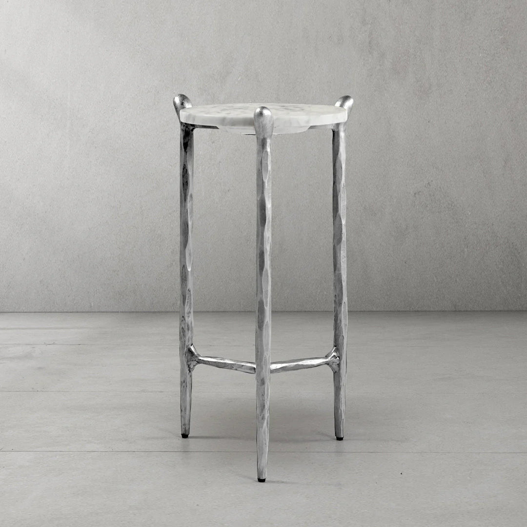 Thomson Round Horn Marble Coffee Table & Side Table