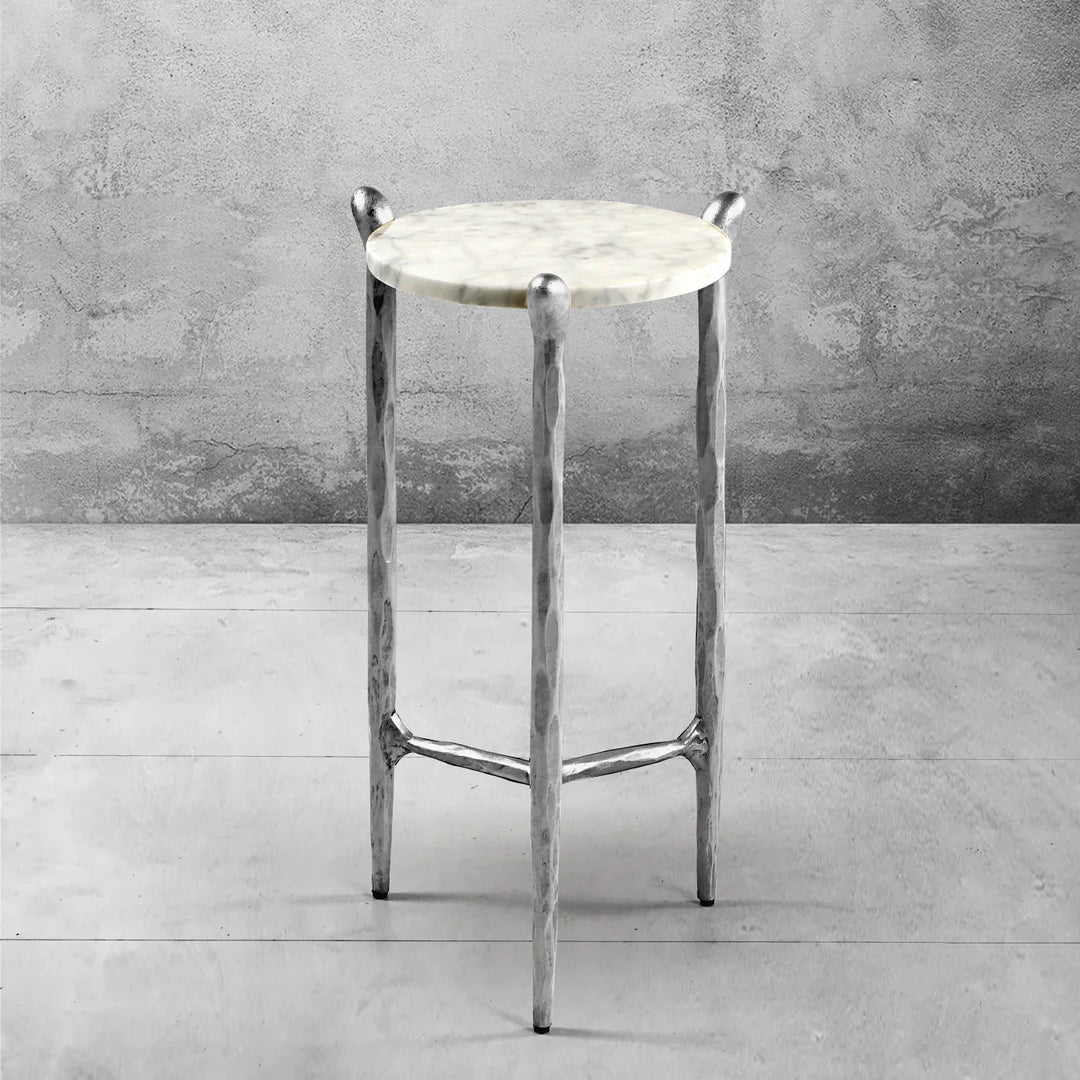 Thomson Round Horn Marble Coffee Table & Side Table