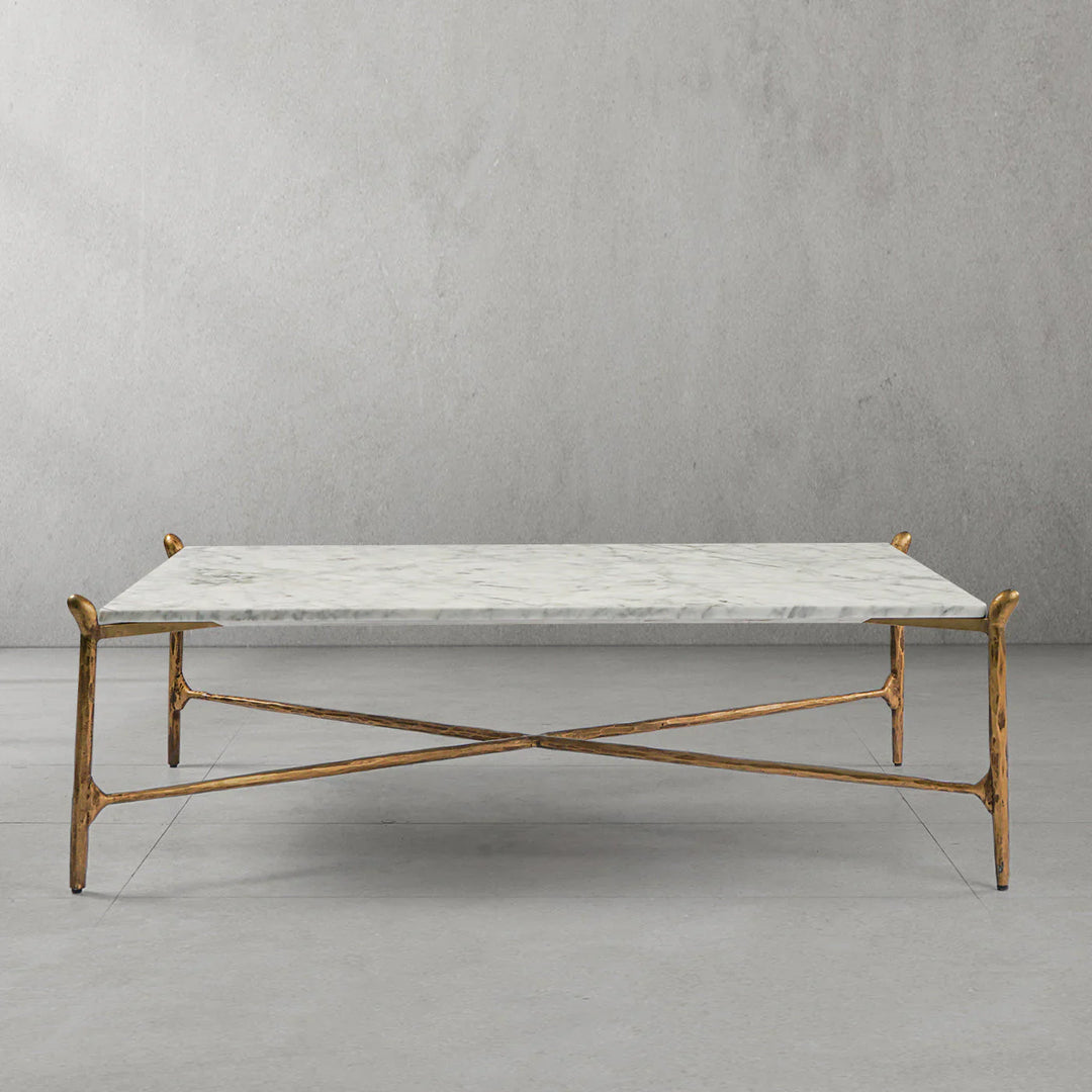Thomson Square Horn Marble Coffee Table