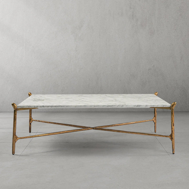 Thomson Square Horn Marble Coffee Table