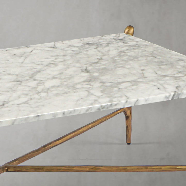 Thomson Square Horn Marble Coffee Table