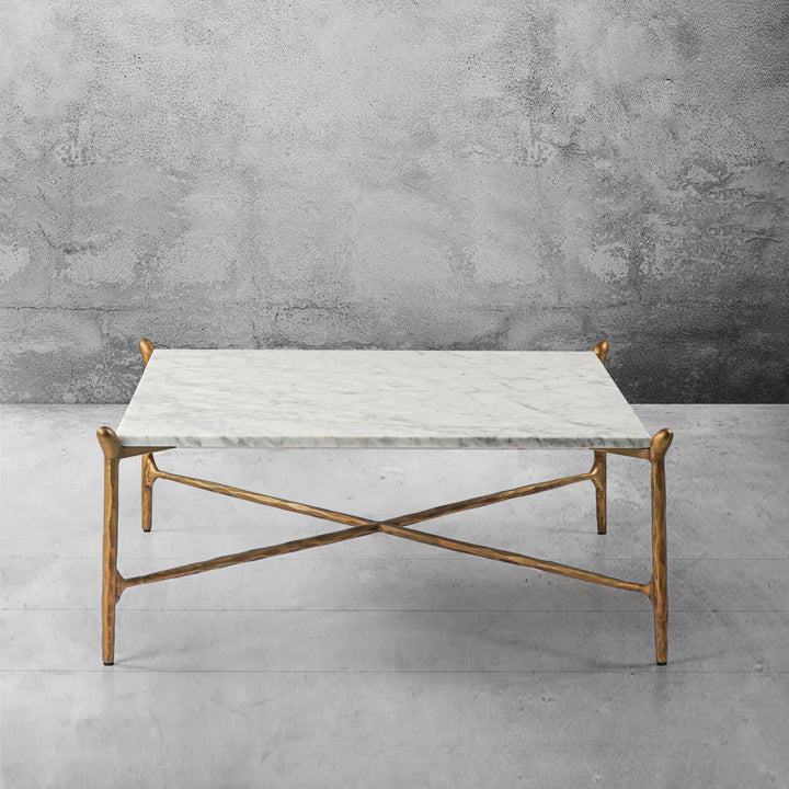Thomson Square Horn Marble Coffee Table