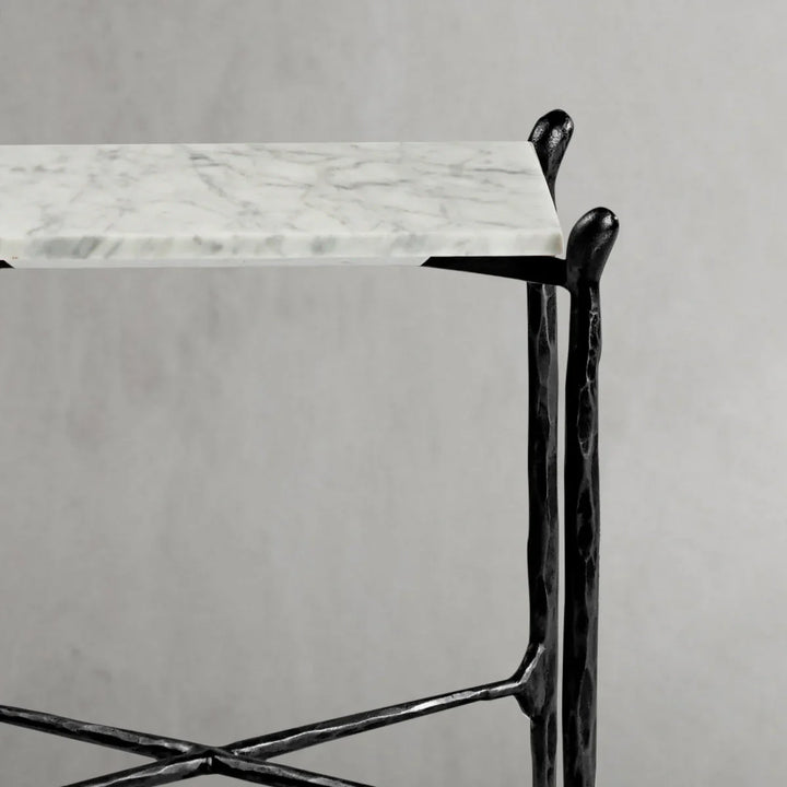 Thomson Square Marble Side Table