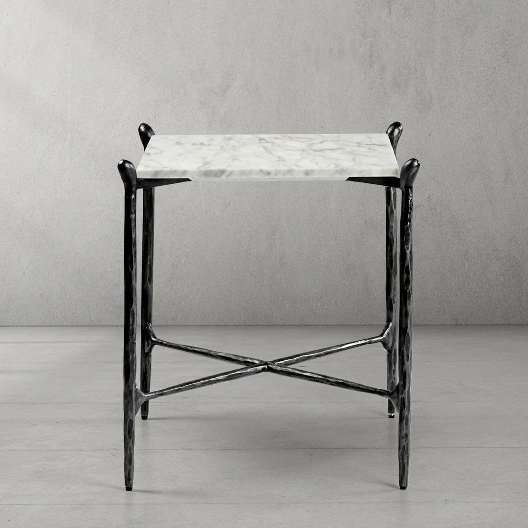 Thomson Square Marble Side Table
