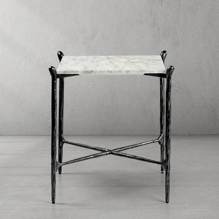 Thomson Square Marble Side Table
