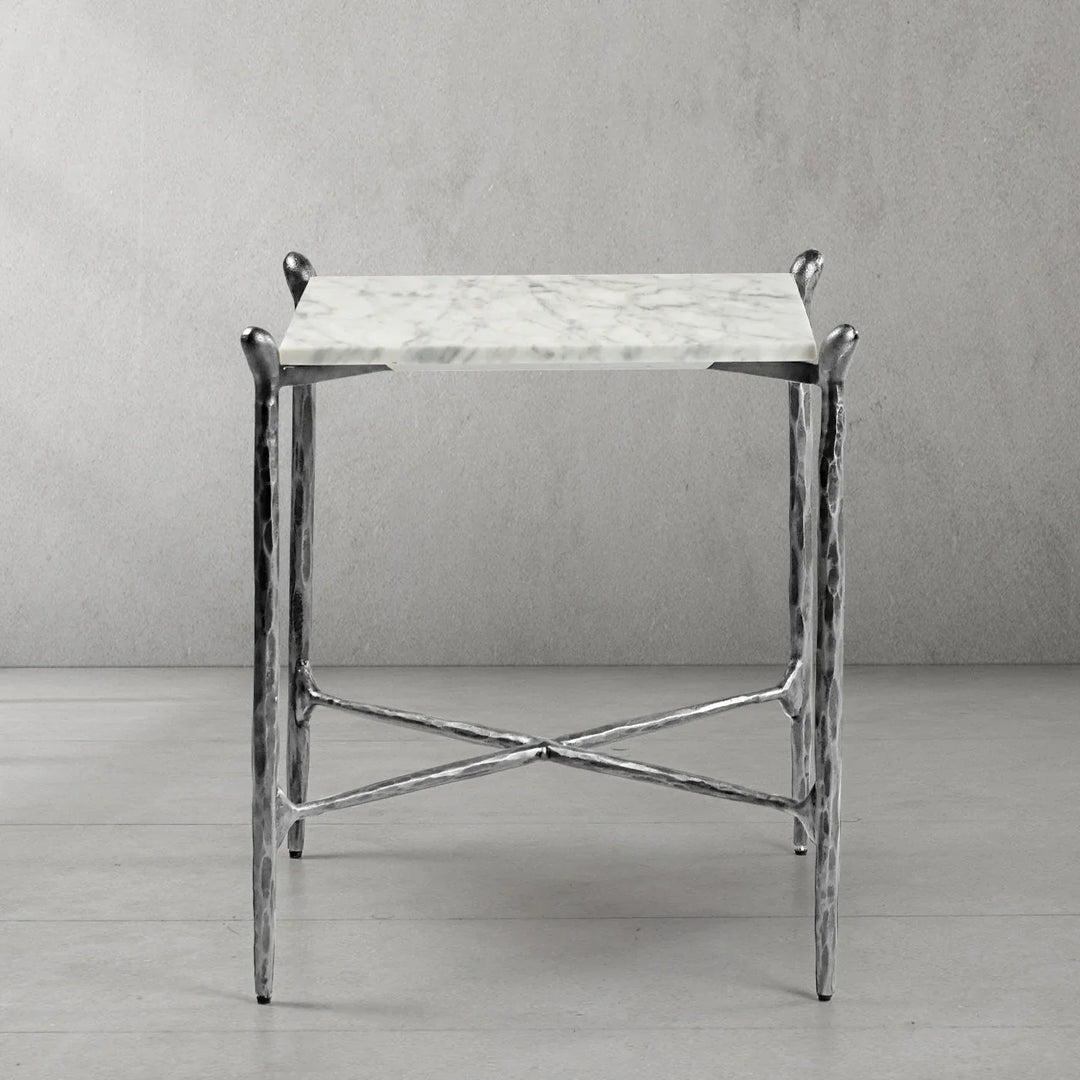 Thomson Square Marble Side Table