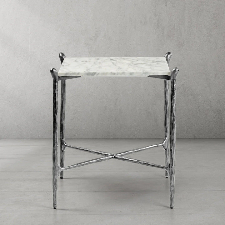 Thomson Square Marble Side Table