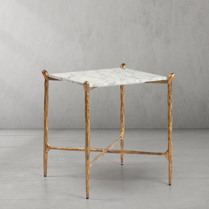 Thomson Square Marble Side Table