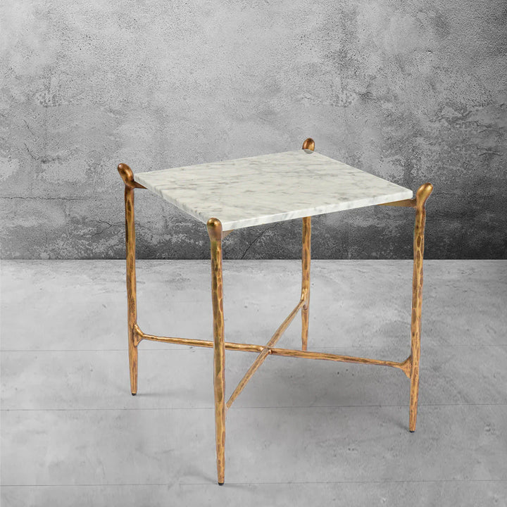 Thomson Square Marble Side Table
