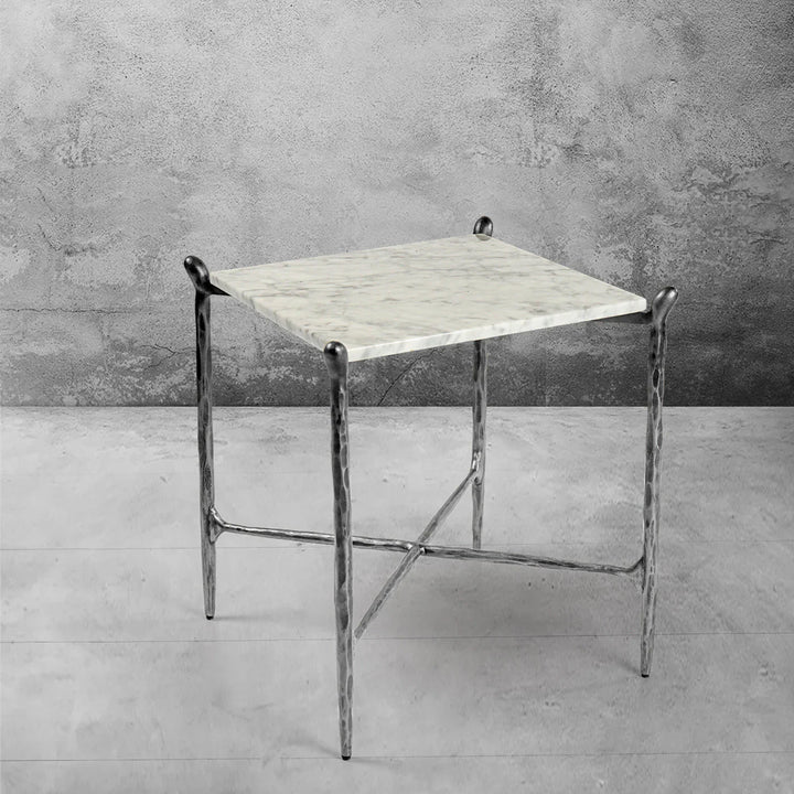 Thomson Square Marble Side Table