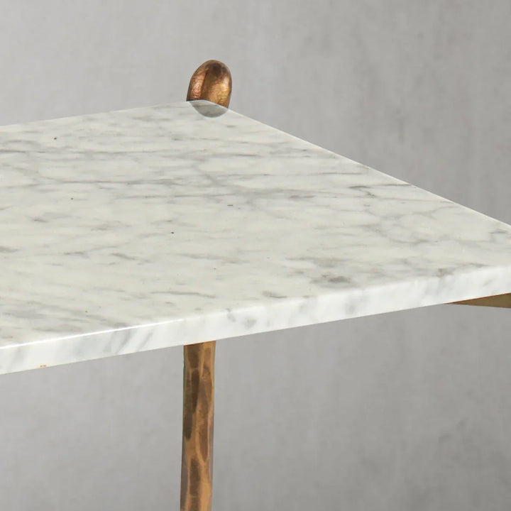 Thomson Square Marble Side Table