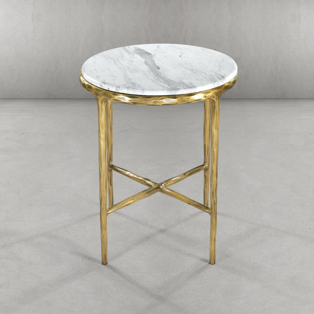 Thomson Marble Round Side Table 18"D