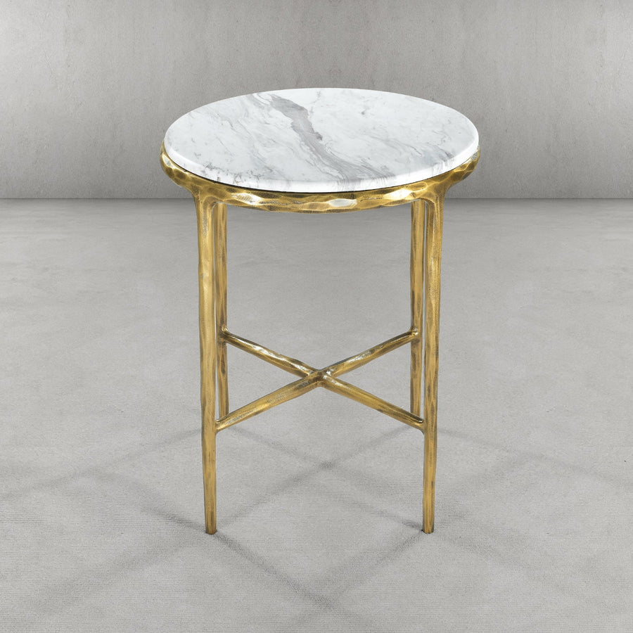 Thomson Marble Round Side Table 18"D