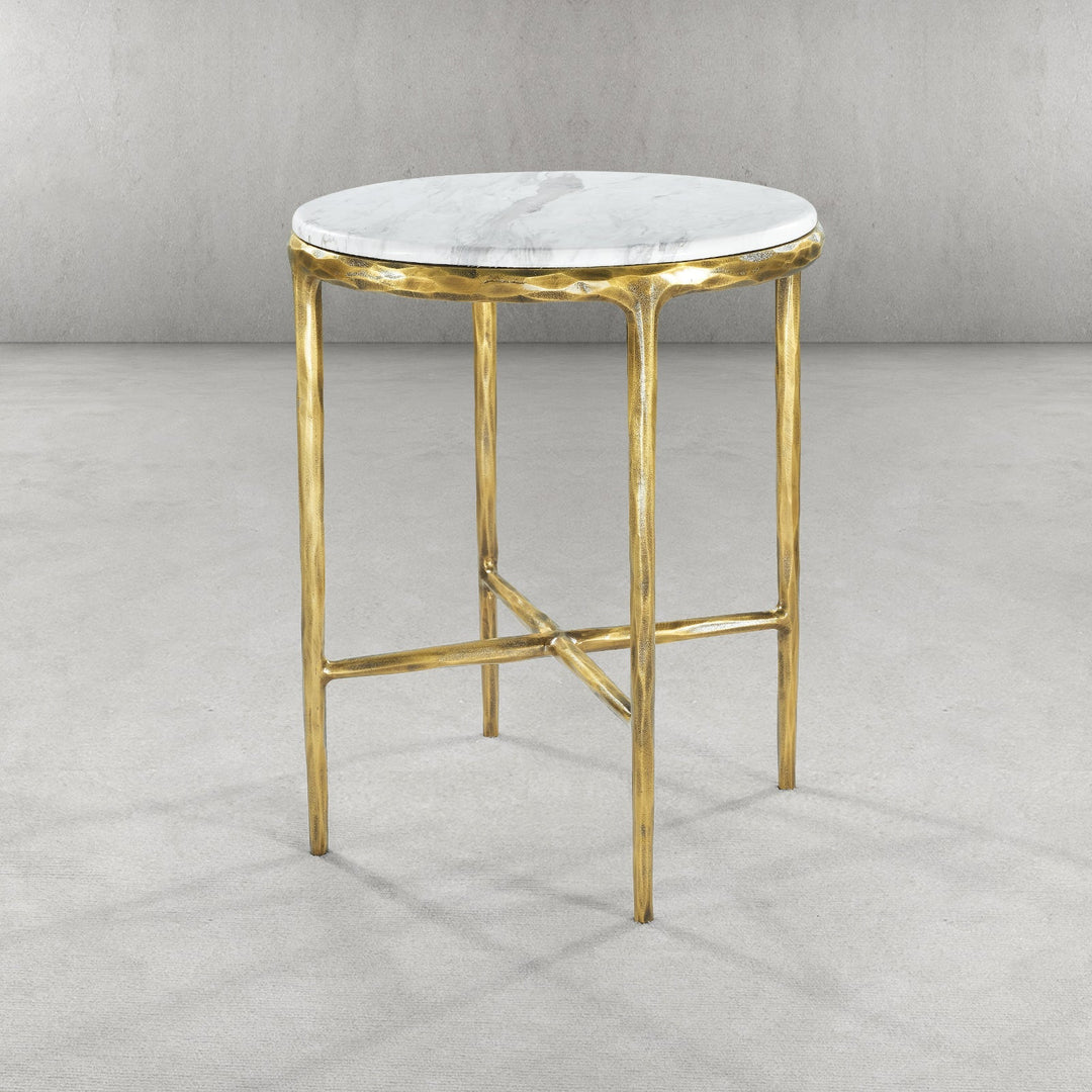 Thomson Marble Round Side Table 18"D