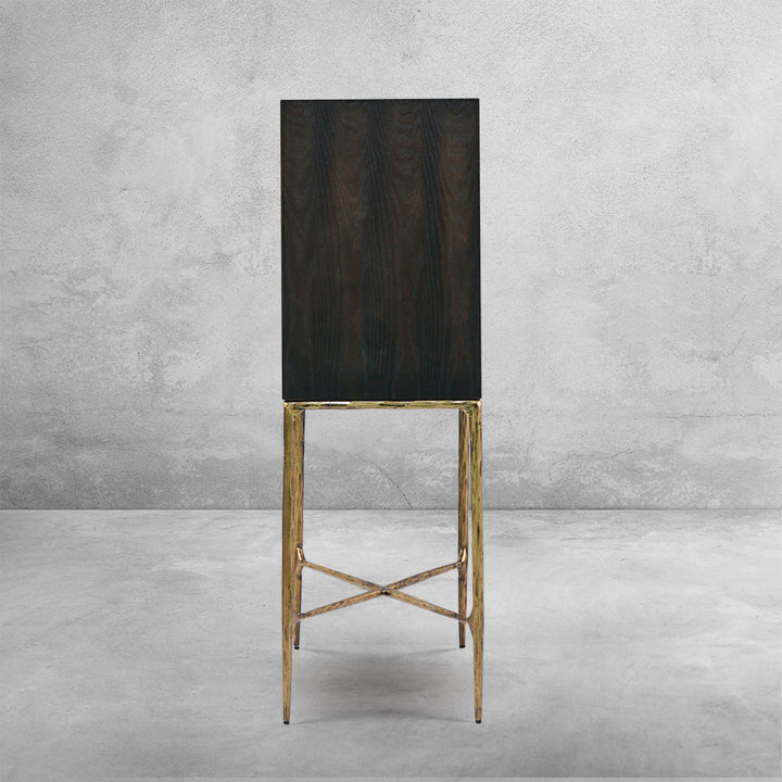 Thomson Metal Frame Rattan Side Cabinet